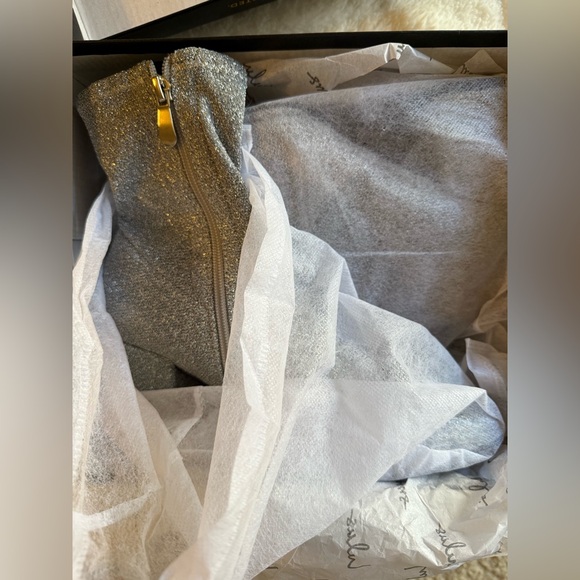 Lulus Sparkly Ankle Sock Boots - Size 8 - Picture 3 of 6